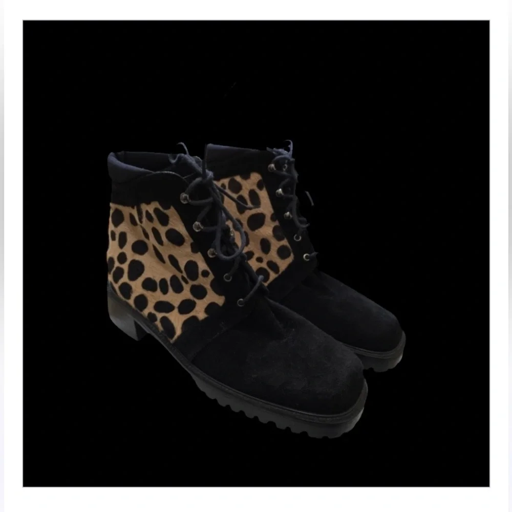 Leopard Print Boots